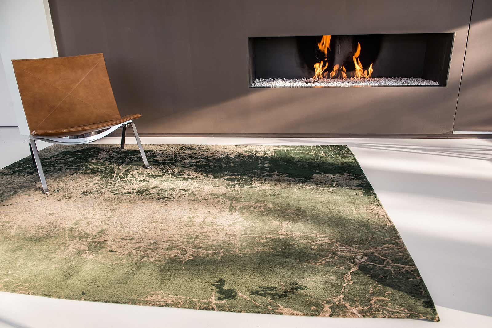 alfombras Louis De Poortere LX8723 Mad Men Cracks Dark Pine interior