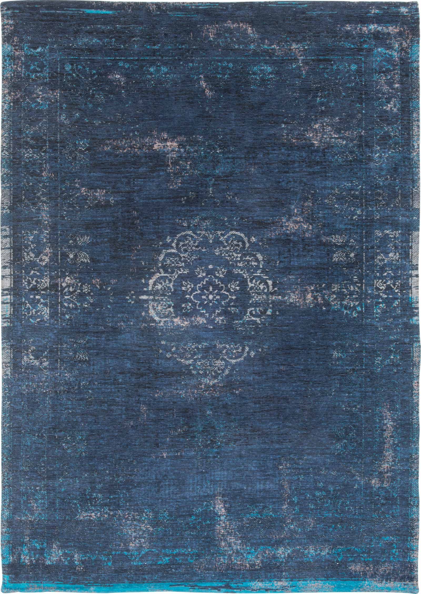 alfombras Louis De Poortere LX8254 Fading World Medaillon Blue Night