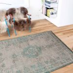 alfombras Louis De Poortere LX8259 Fading World Medaillon Jade Oyster interior