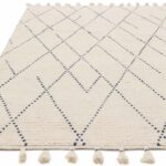 Asiatic Nepal cream blue linear rug 1
