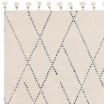 Asiatic Nepal cream blue linear rug 2