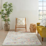 Nourison alfombra Damask DAS06 MULTI MULTICOLOR 5X7 99446836830 interior 3