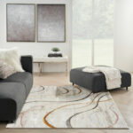 Nourison alfombra Glitz GLZ01 IVMTC IVORY MULTICOLOR 5X7 099446133175 interior 1