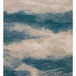 Nourison alfombra Maxell MAE06 IVTL IVORY TEAL 8x11 099446880475