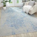 Nourison alfombra Silk Shadows SHA18 GRYBL 8x10 099446451118 Room2