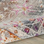 Nourison alfombra Vintage Kashan VKA01 GREY 5x7 099446455116 TX01