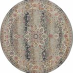 Nourison alfombra Vintage Kashan VKA01 GREY 6xRND 099446455109 C