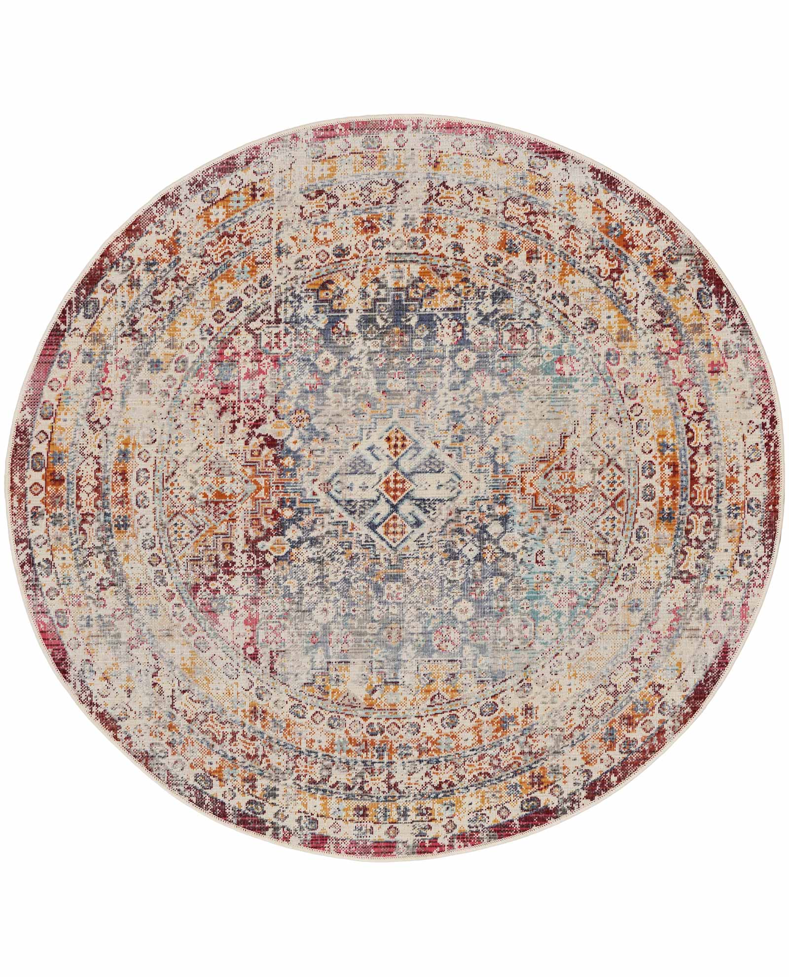 Nourison alfombra Vintage Kashan VKA09 MULTI MULTICOLOR 6XRND 099446852458