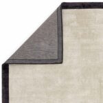 Asiatic alfombra Blade Border Putty Charcoal 3