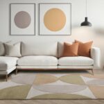 Asiatic alfombra Sketch SK15 Curve Ochre interior square