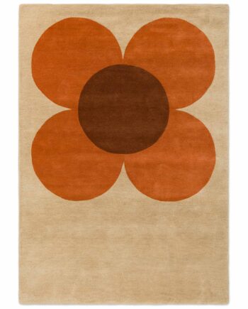 Orla Kiely Flower Placement Pumpkin 158203 A