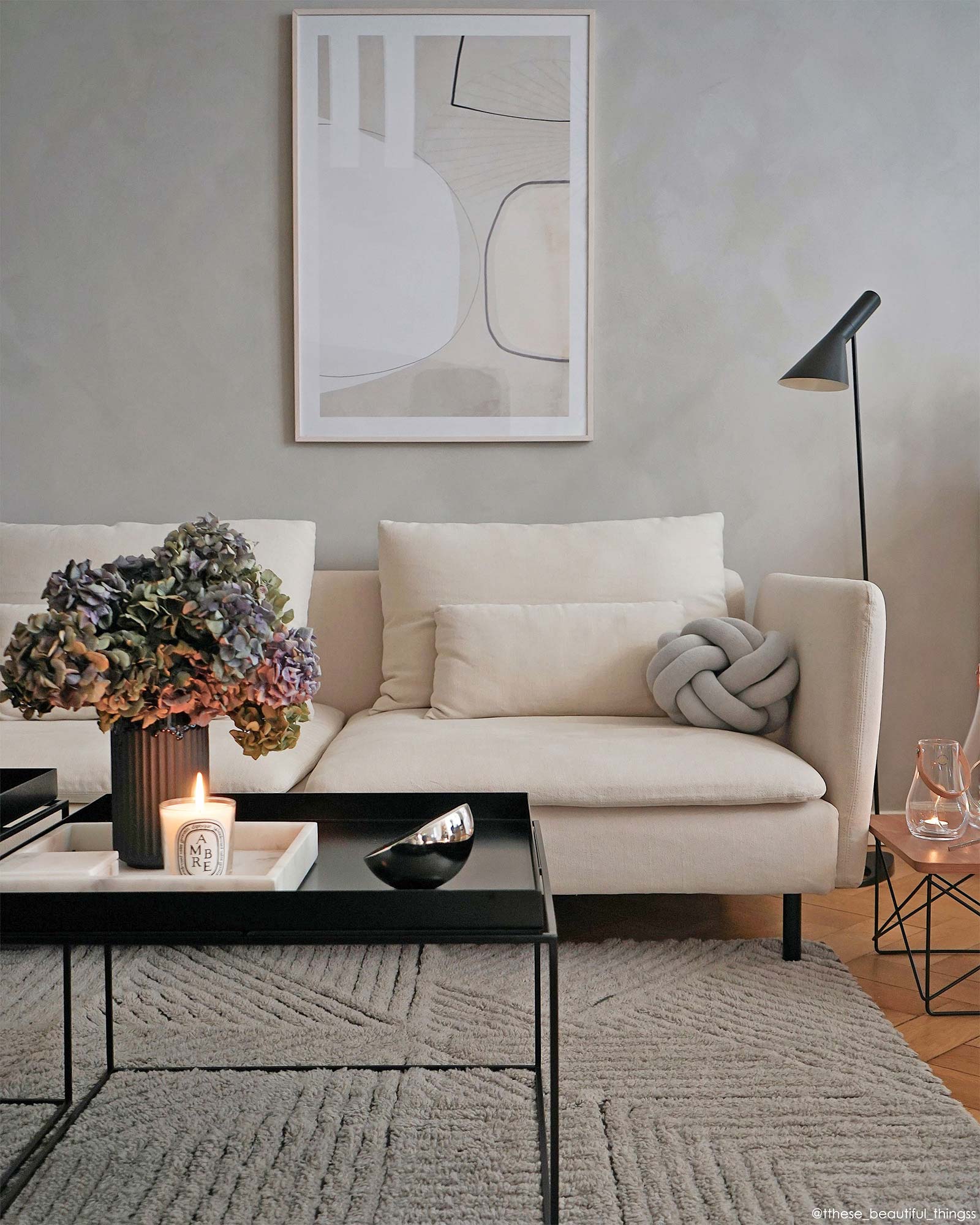 Lorena Canals Woolable alfombra Black Chia WO CHIA L SM tthese beautiful thingss 2