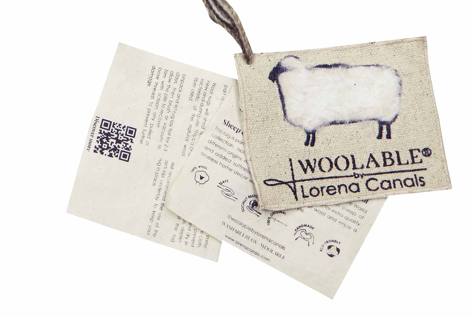 Lorena Canals Woolable alfombra Dunes Sheep White WO DUNES WH L LB 1 1