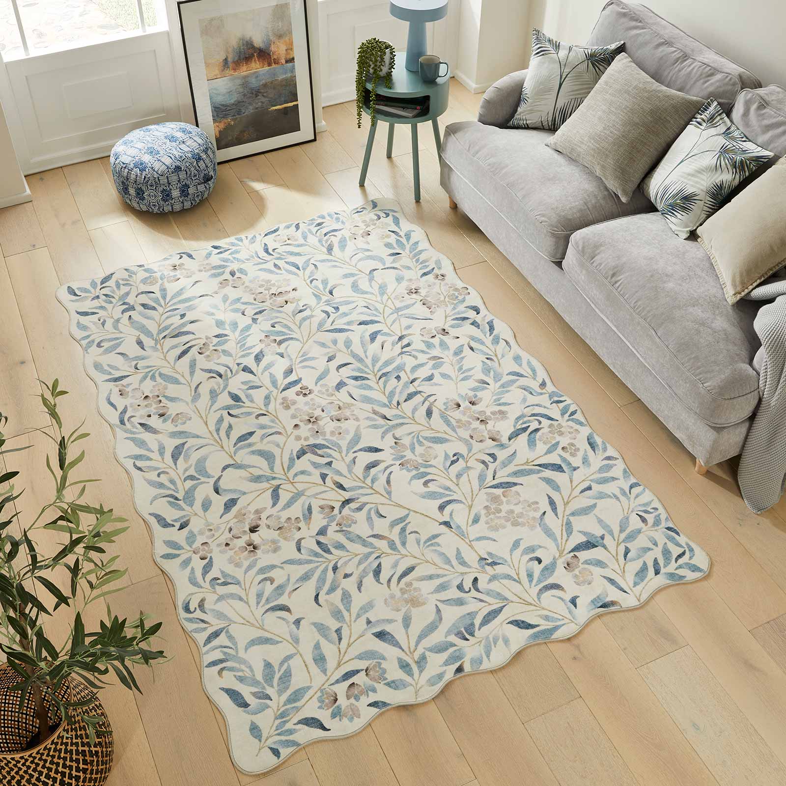 Concept Looms alfombra Liberty LIB301 IVORY BLUE 1