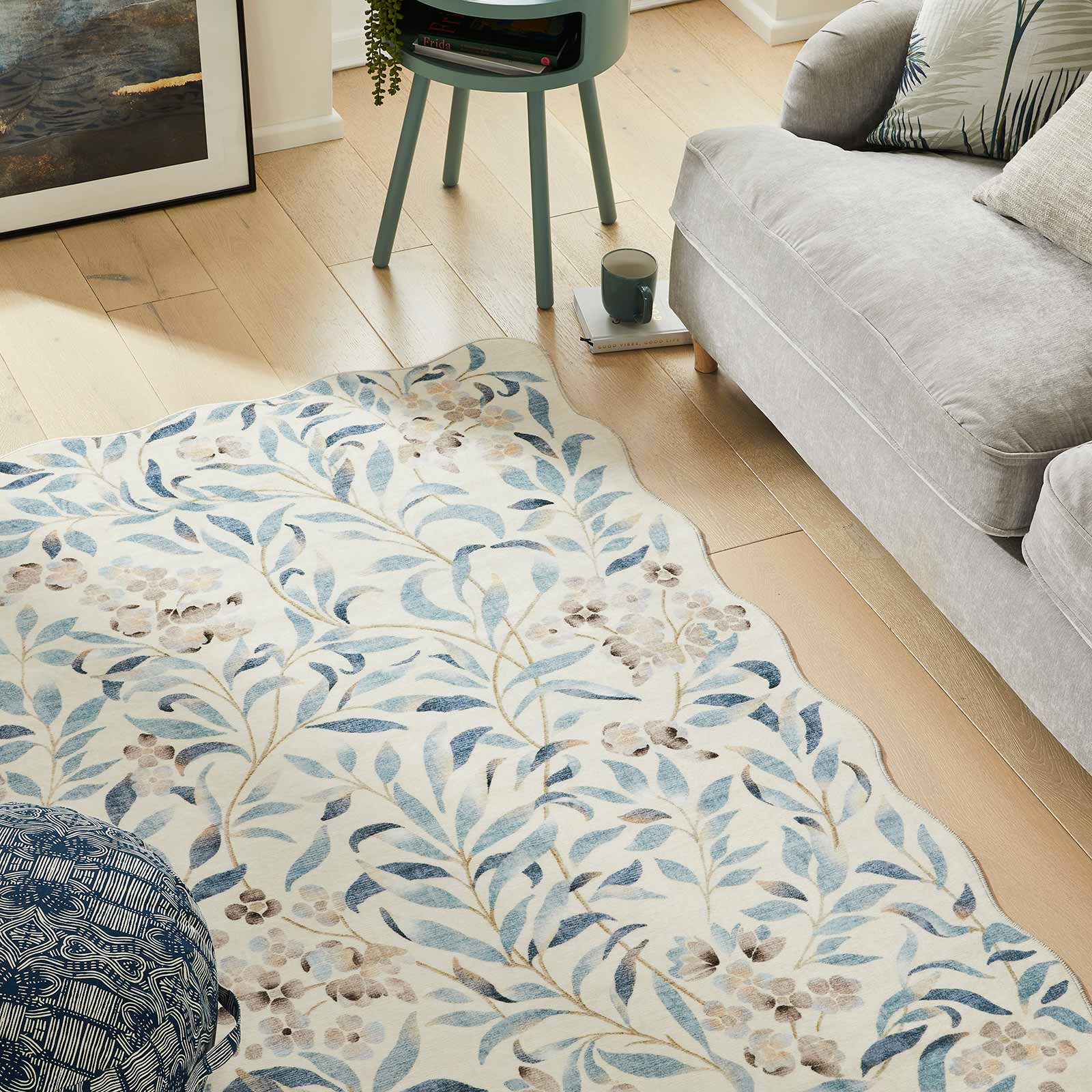 Concept Looms alfombra Liberty LIB301 IVORY BLUE 2