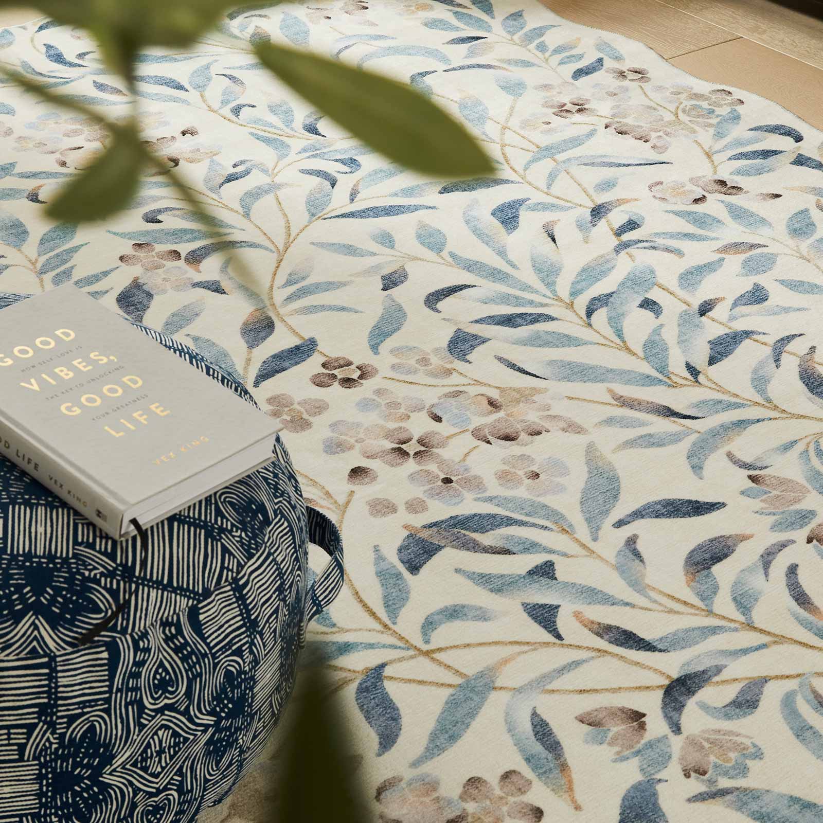 Concept Looms alfombra Liberty LIB301 IVORY BLUE 5