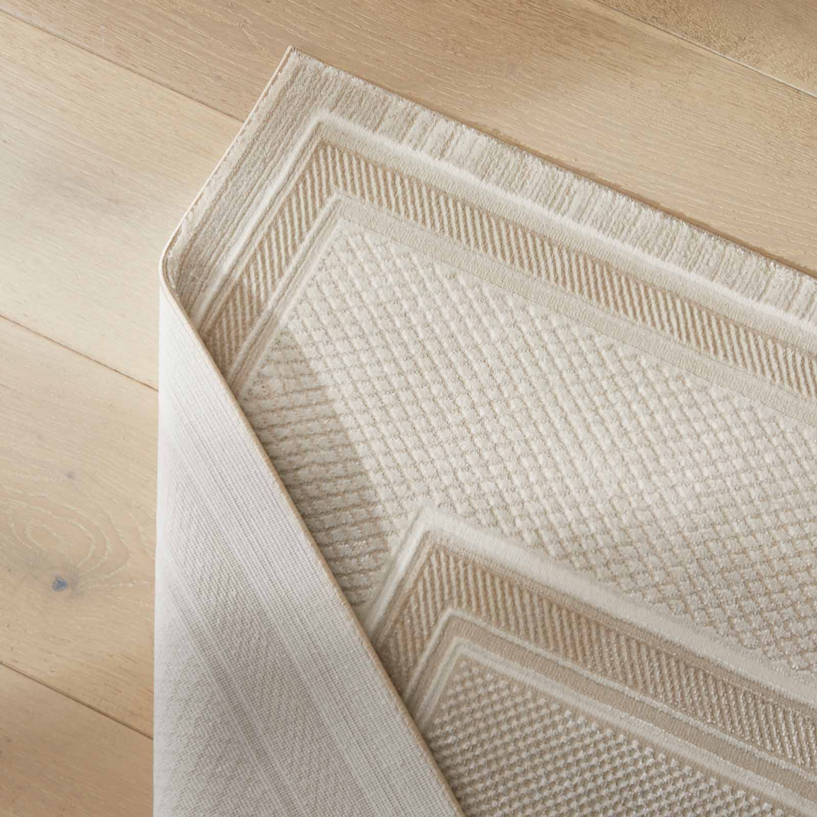 Concept Looms alfombra Olivia OLI101 CREAM BEIGE fold