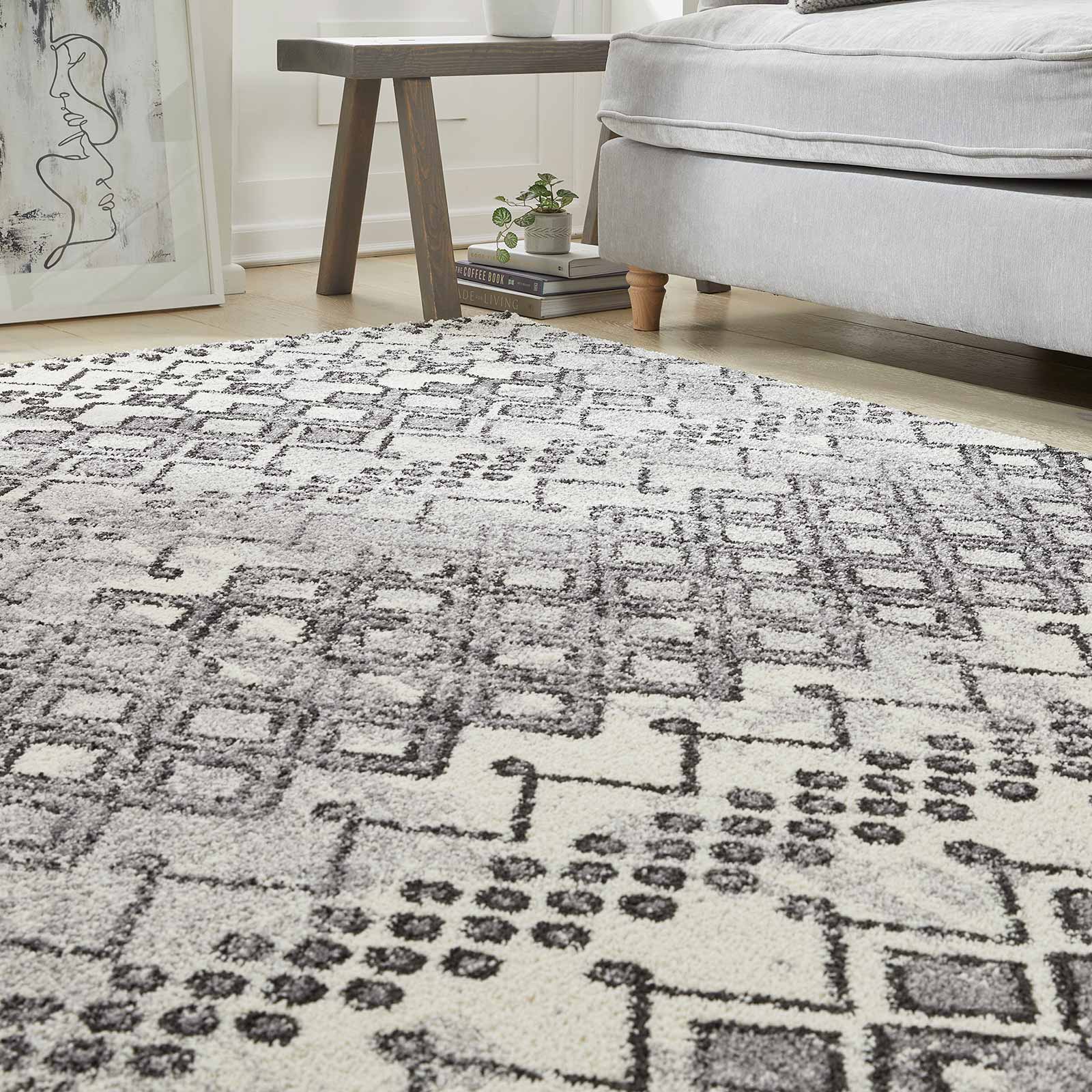 Concept Looms alfombra Somerset SOM104 WHITE ANTHRACITE interior 1