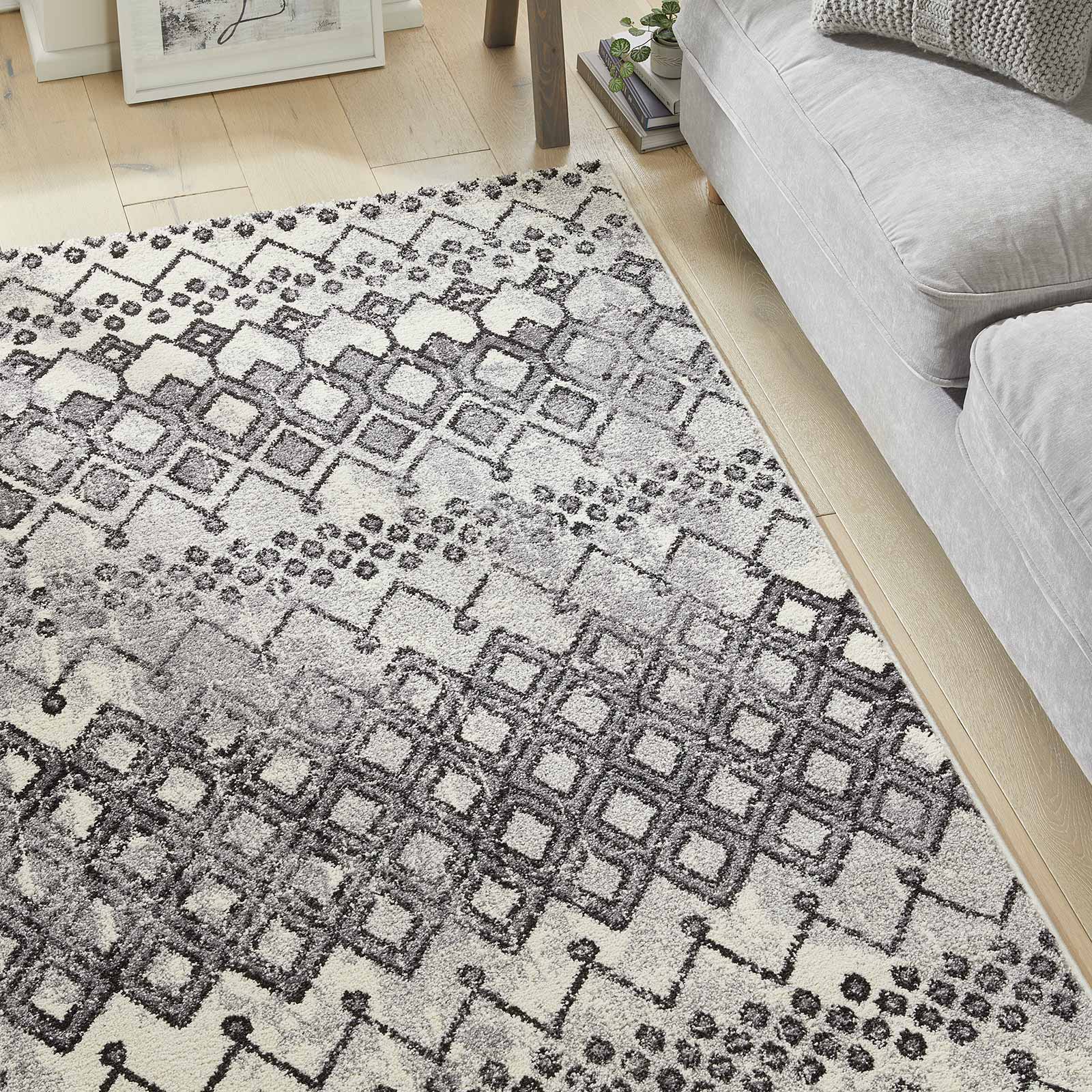 Concept Looms alfombra Somerset SOM104 WHITE ANTHRACITE zoom