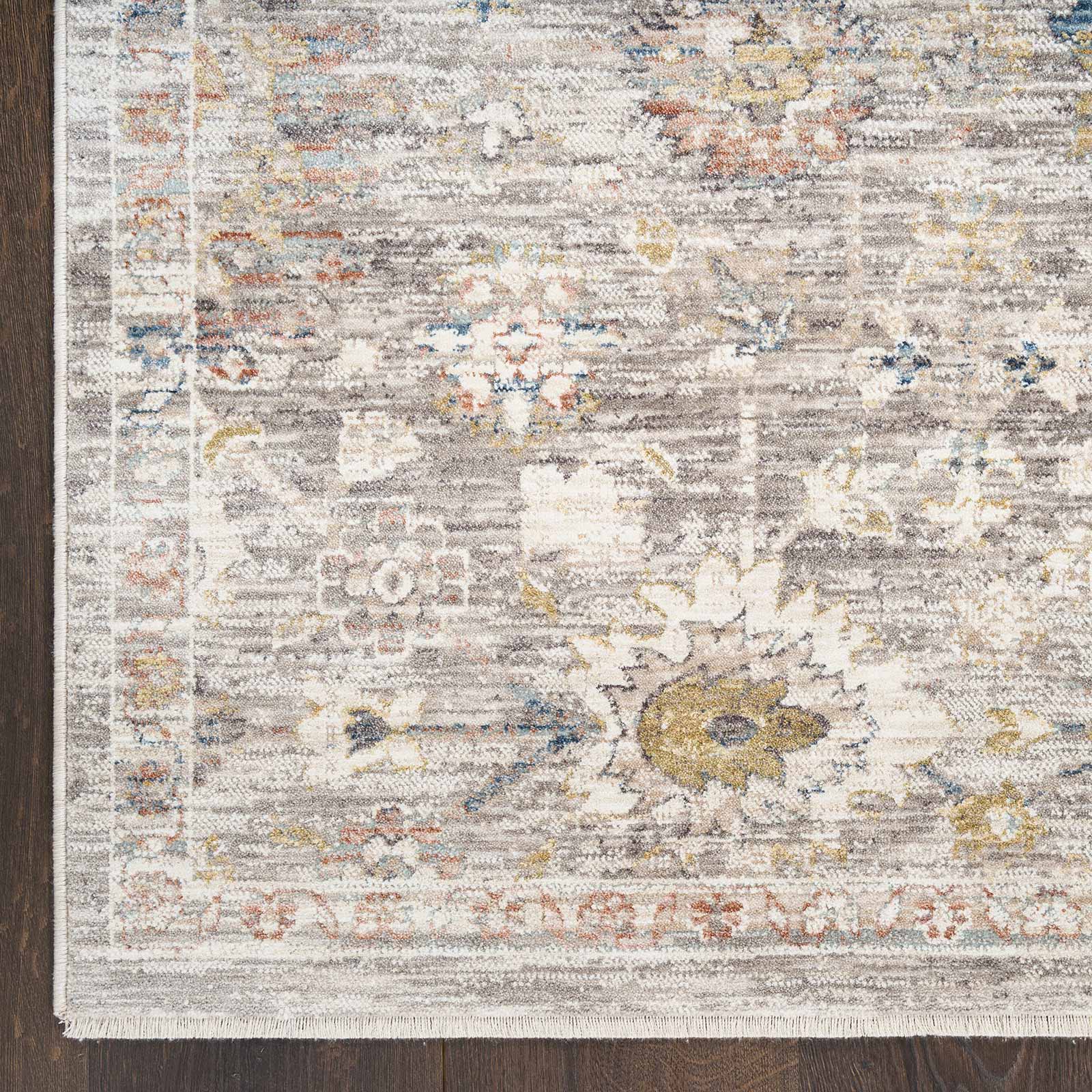 Nourison alfombra Antique Fusion ANF05 GREY 5x8 841491157954 corner