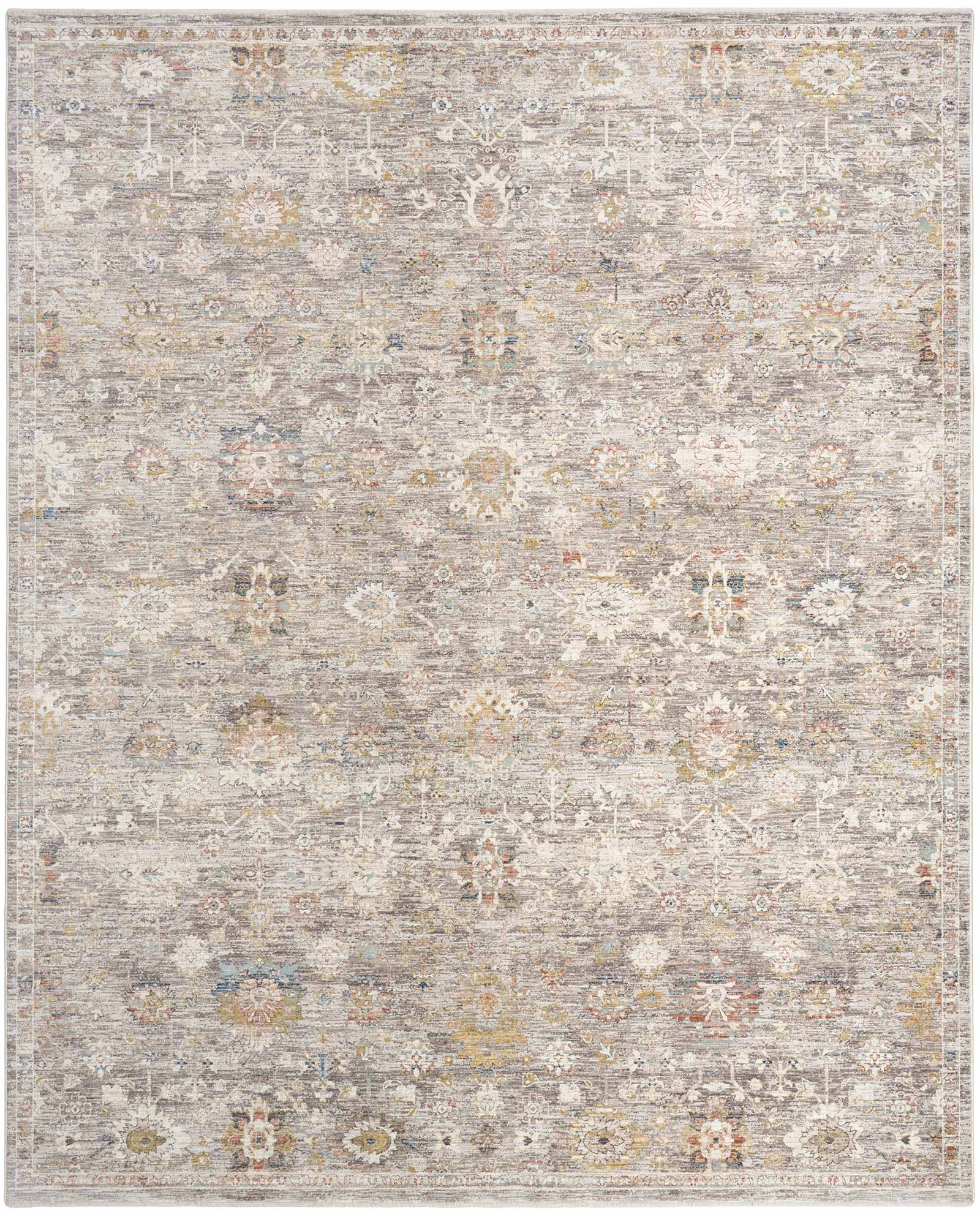 Nourison alfombra Antique Fusion ANF05 GREY 5x8 841491157954