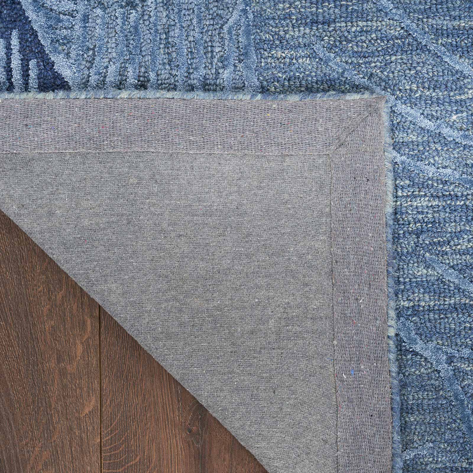 Nourison alfombra Avra AVR01 BLUE 9x12 099446970473 corner B