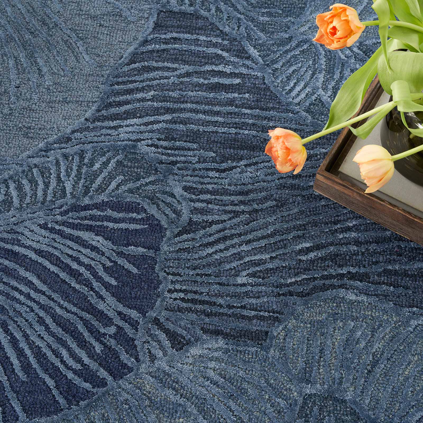 Nourison alfombra Avra AVR01 BLUE 9x12 099446970473 interior 2