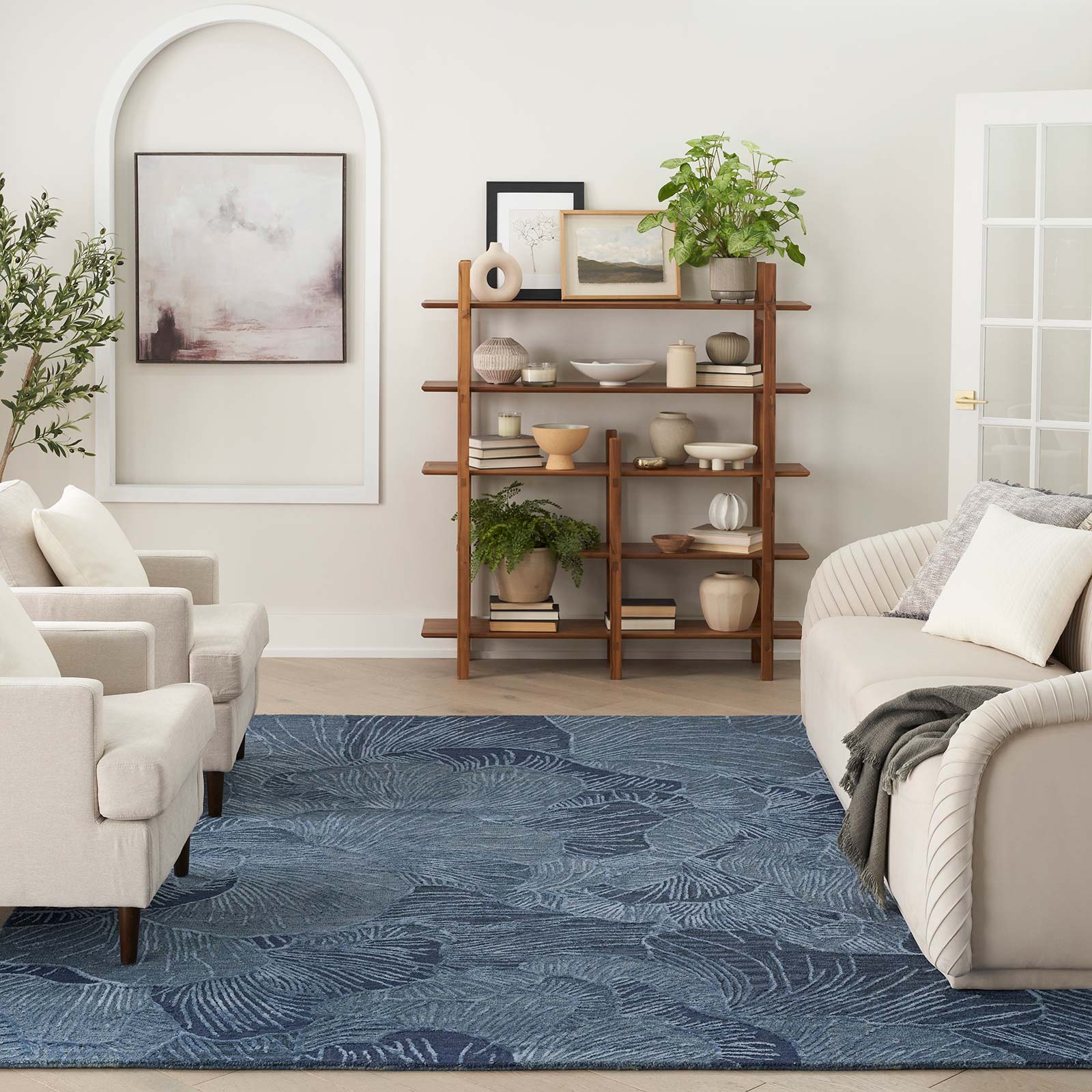 Nourison alfombra Avra AVR01 BLUE 9x12 099446970473 interior 3