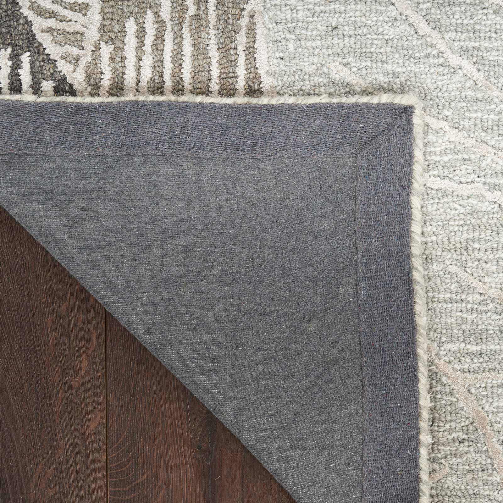 Nourison alfombra Avra AVR01 GREY 9x12 099446970428 corner B