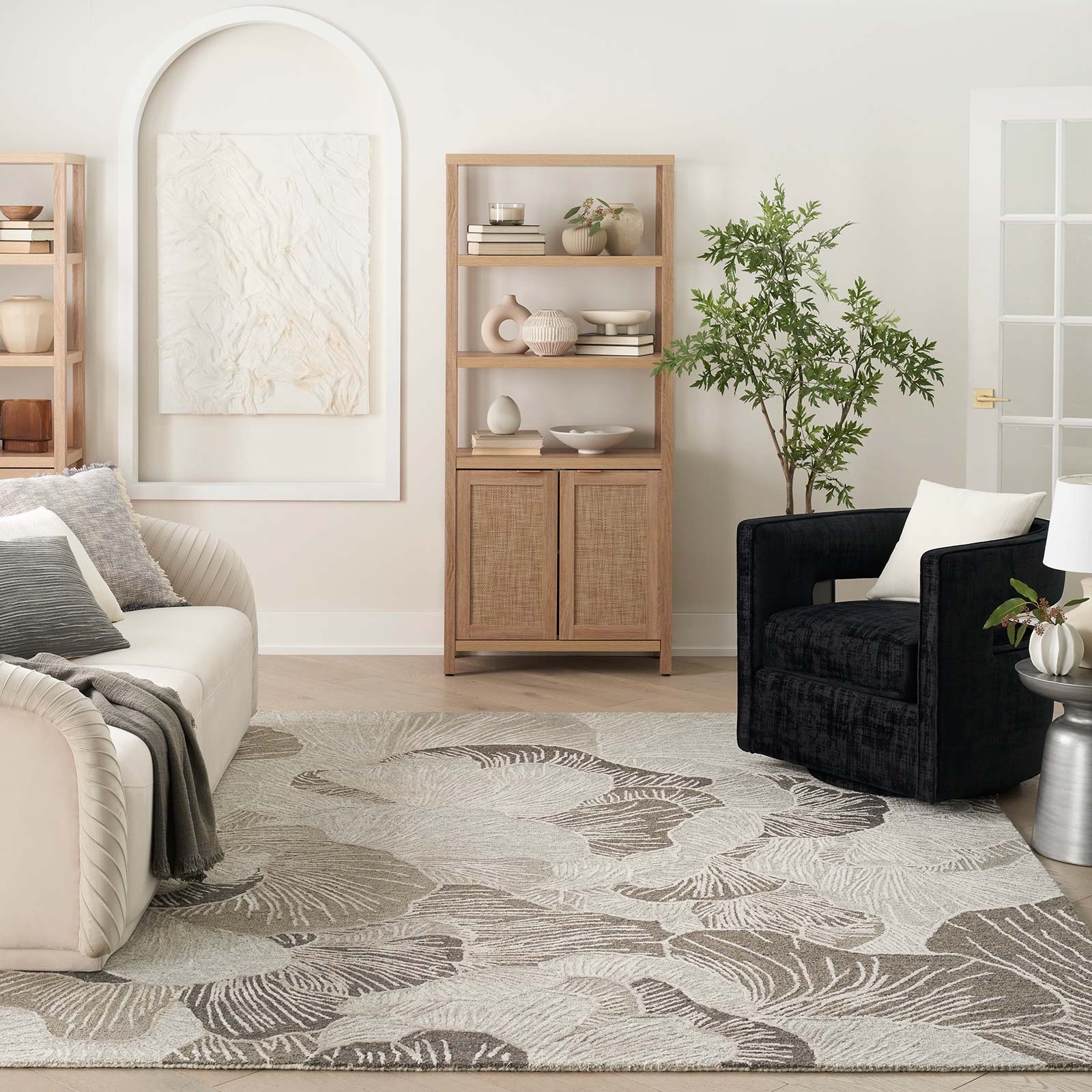 Nourison alfombra Avra AVR01 GREY 9x12 099446970428 interior 3