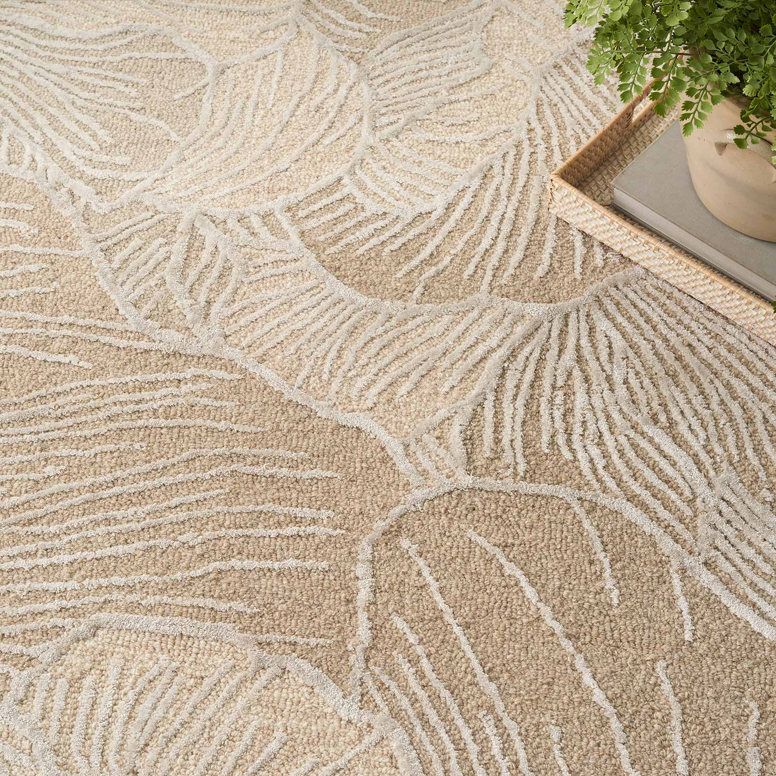 Nourison alfombra Avra AVR01 TAUPE 9x12 099446970374 interior 2