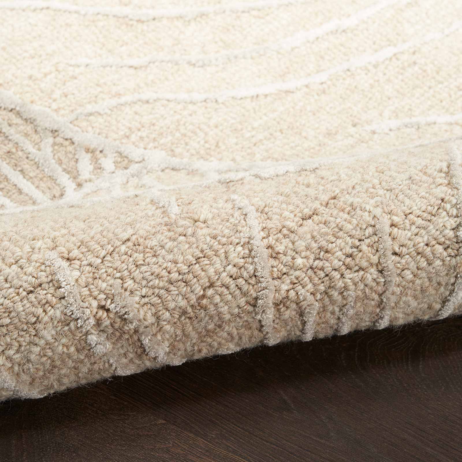 Nourison alfombra Avra AVR01 TAUPE 9x12 099446970374 texture 1