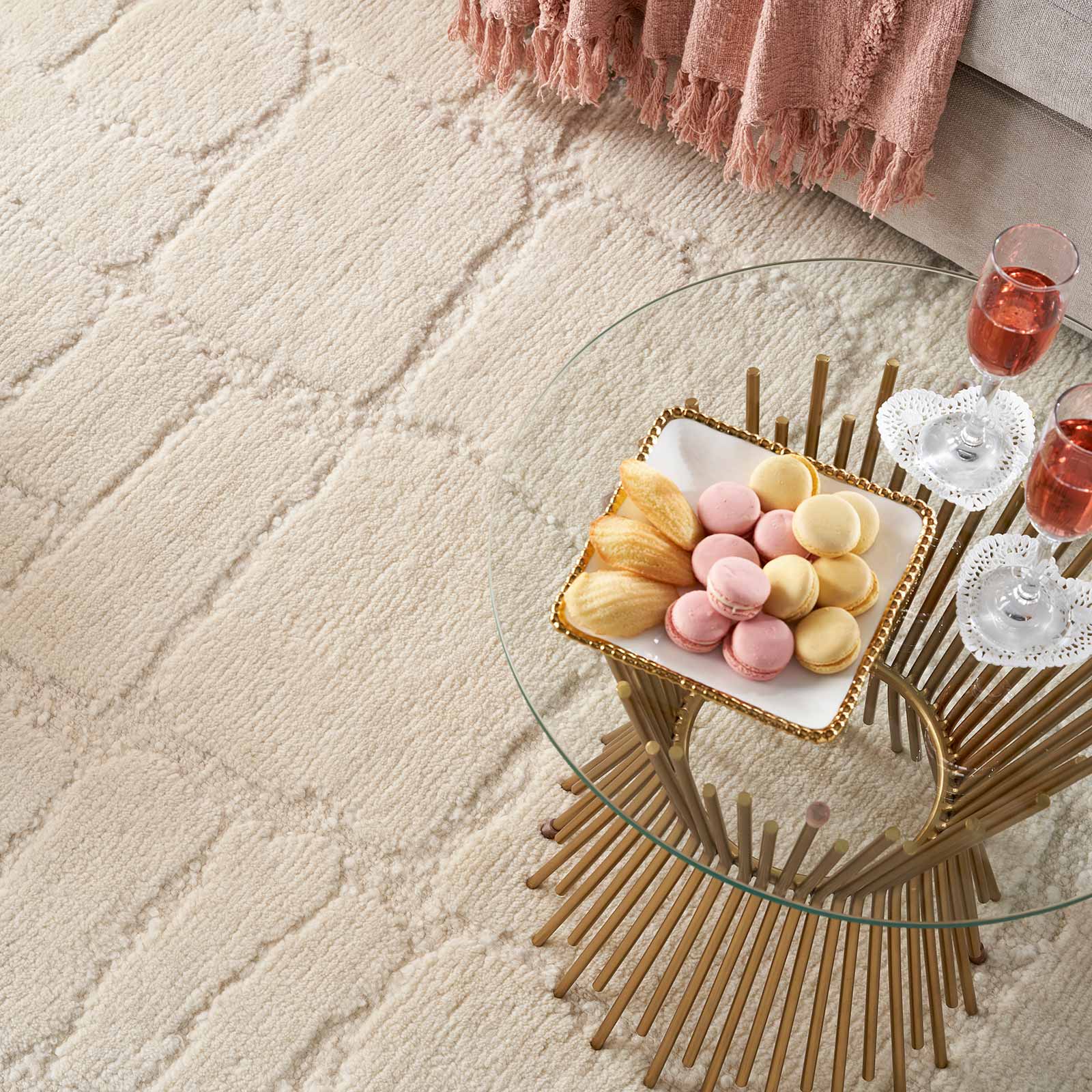 Nourison alfombra Blanco BLO02 IVORY 8x10 099446945310 012924 2156 1X1