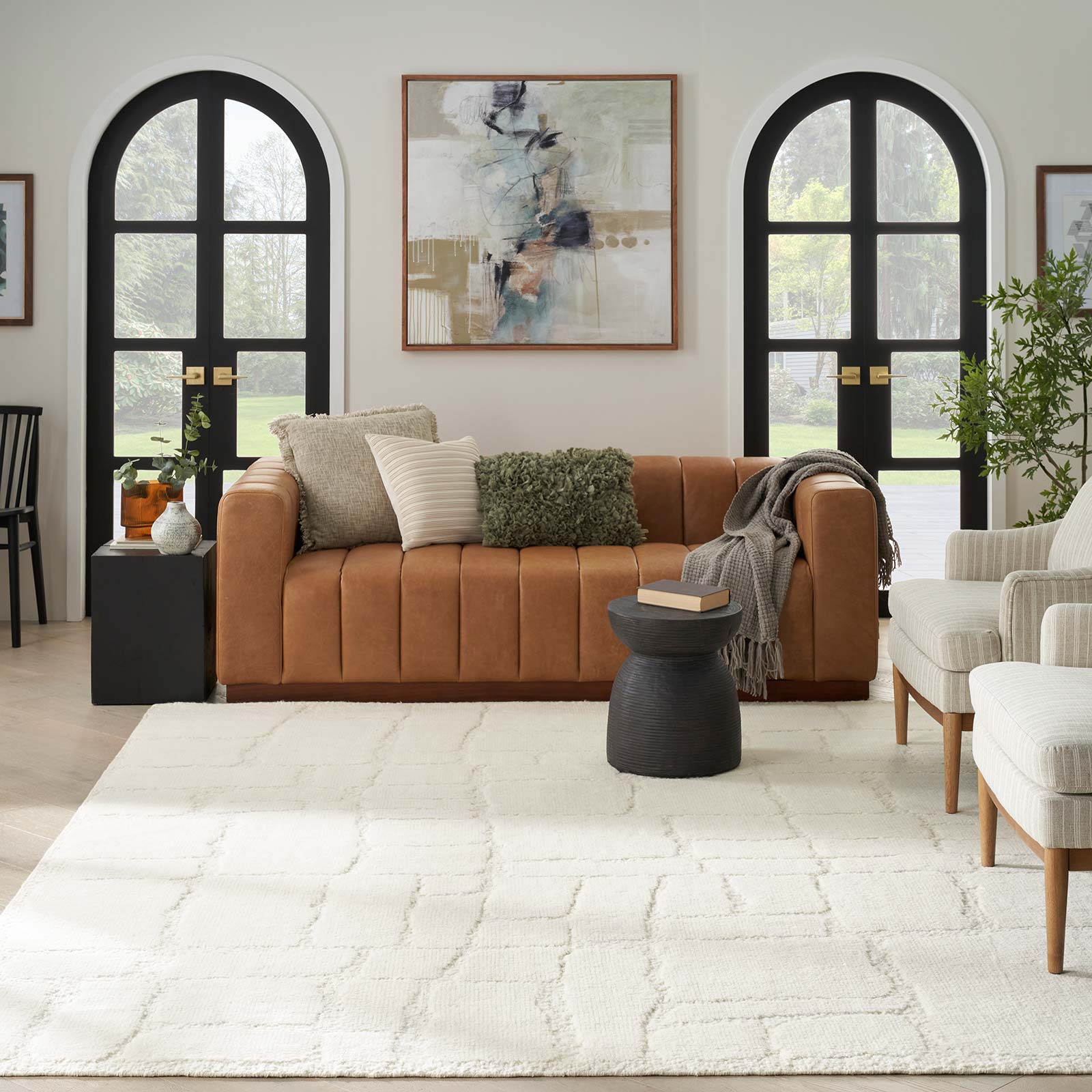 Nourison alfombra Blanco BLO02 IVORY 8x10 099446945310 interior 3