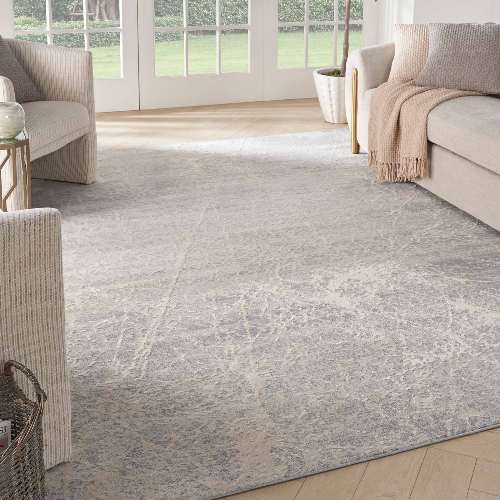 Nourison alfombra Exhale EXL02 IVGRY IVORY GREY 8x10 099446955159 interior 1