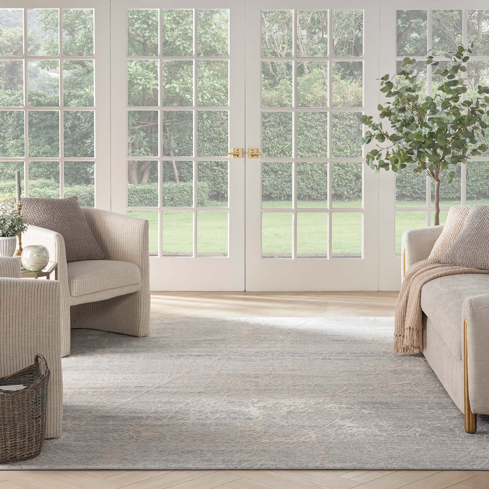 Nourison alfombra Exhale EXL02 IVGRY IVORY GREY 8x10 099446955159 interior 3