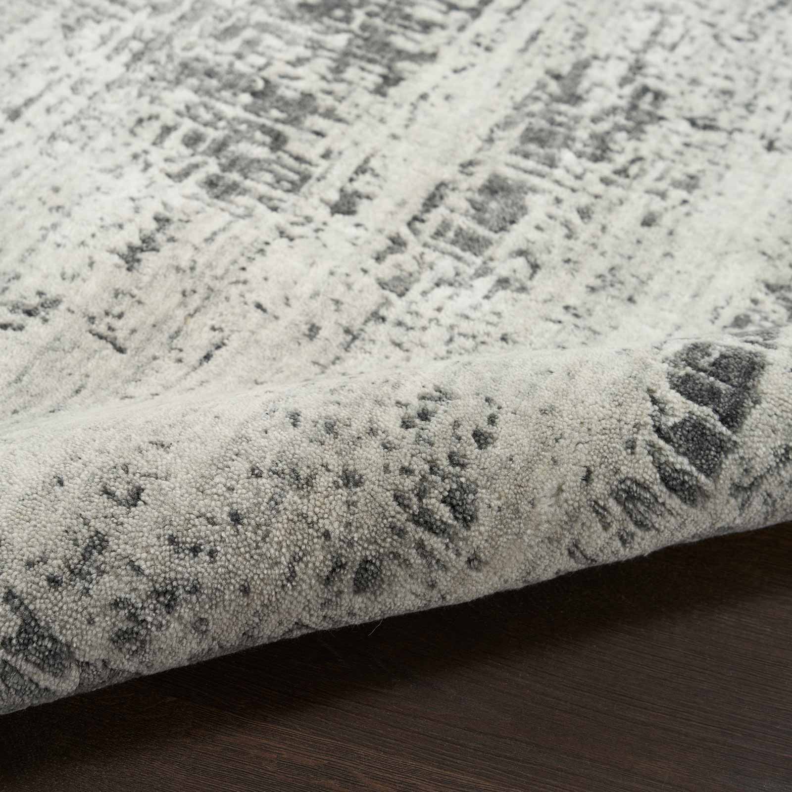 Nourison alfombra Harmony HAY01 IVCHA IVORY CHARCOAL 8x10 099446936134 texture 1