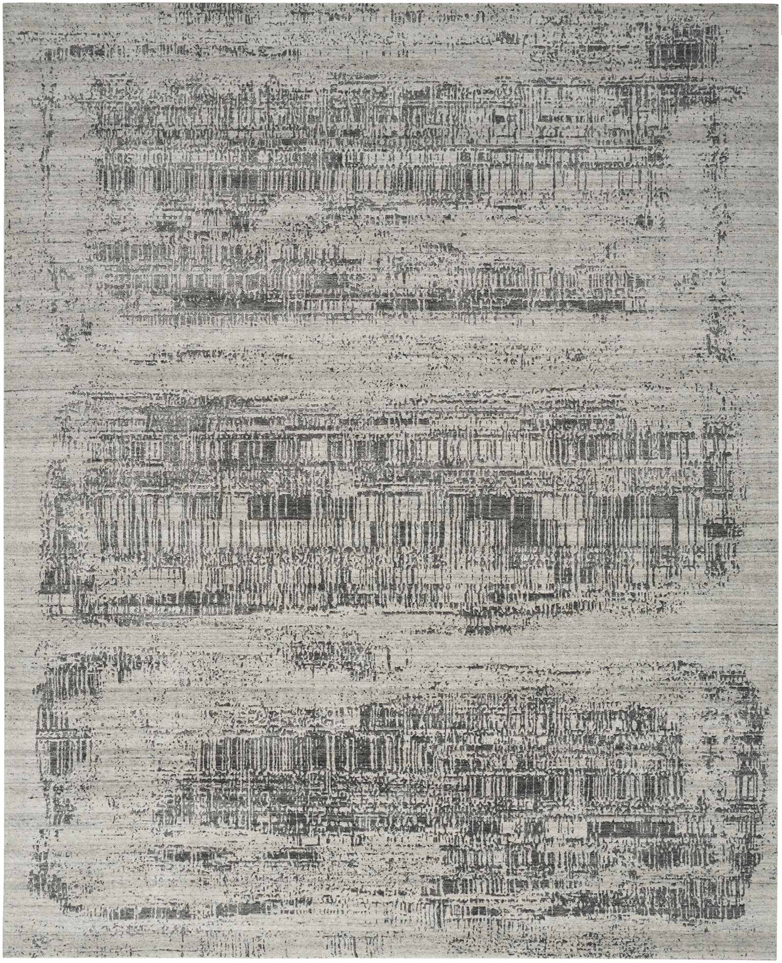 Nourison alfombra Harmony HAY01 IVCHA IVORY CHARCOAL 8x10 099446936134
