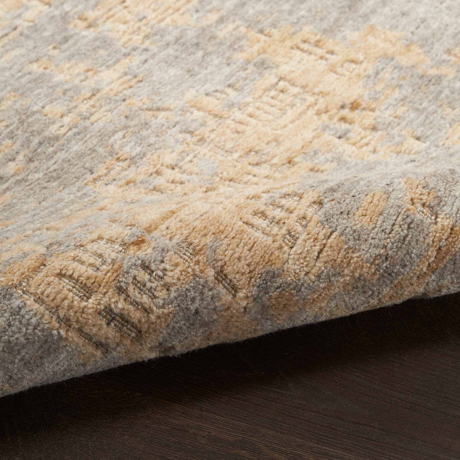 Nourison alfombra Harmony HAY05 GRYGD GREY GOLD 8x10 099446936332 texture 1