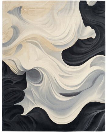 Nourison alfombra Prismatic PRISM PRS41 IVBLK IVORY BLACK 8x10 0841491143711