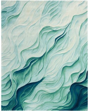 Nourison alfombra Prismatic PRISM PRS42 SILGN SILVER GREEN 8x10 0841491143834