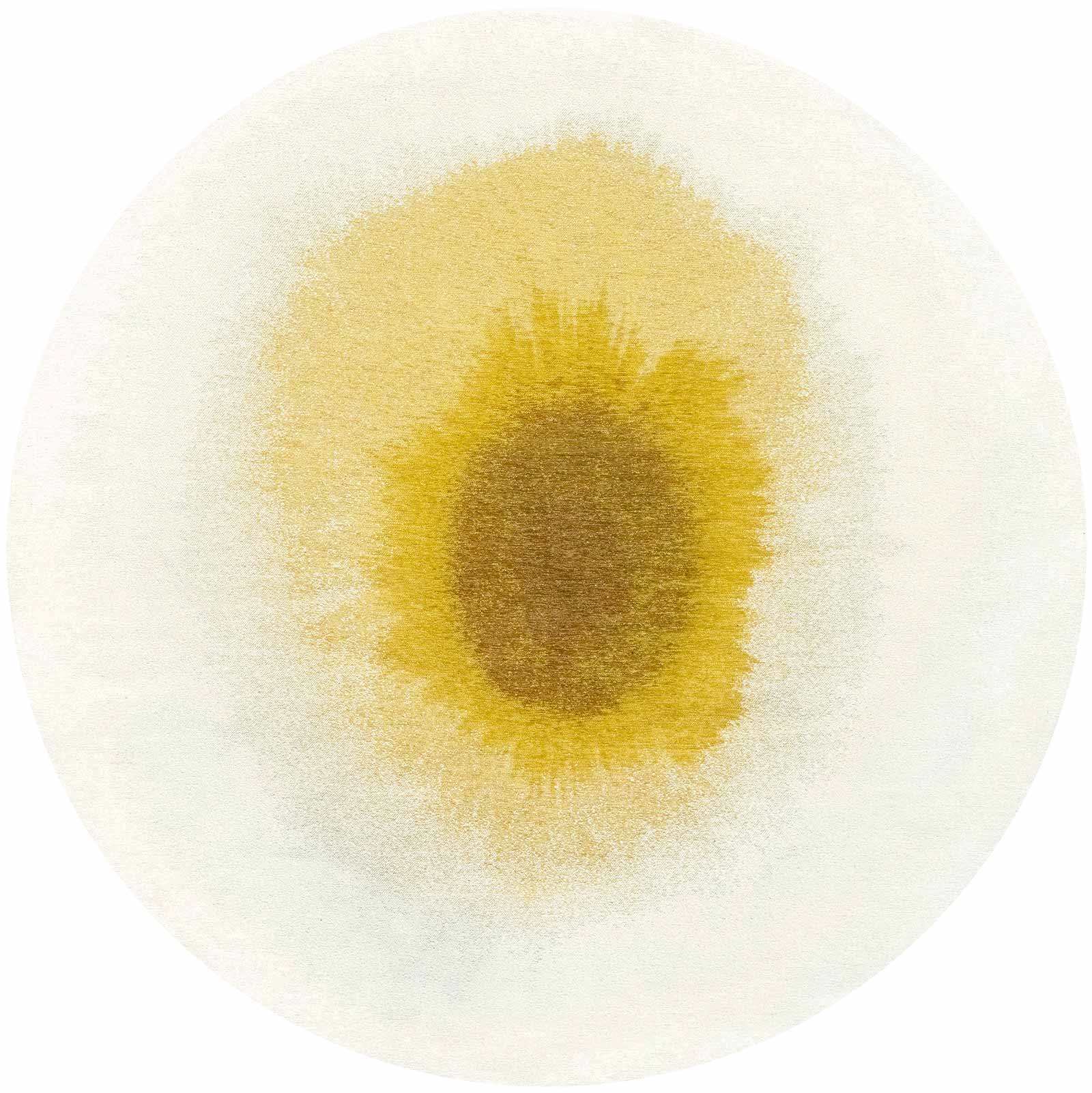Louis De Poortere alfombra Meditation 2100 Drop Gold Moss round