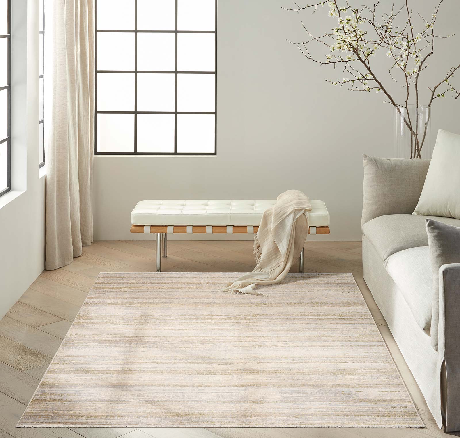 Calvin Klein alfombra Drift CK089 DRF03 SAND 8x10 841491186428 ROOM 3