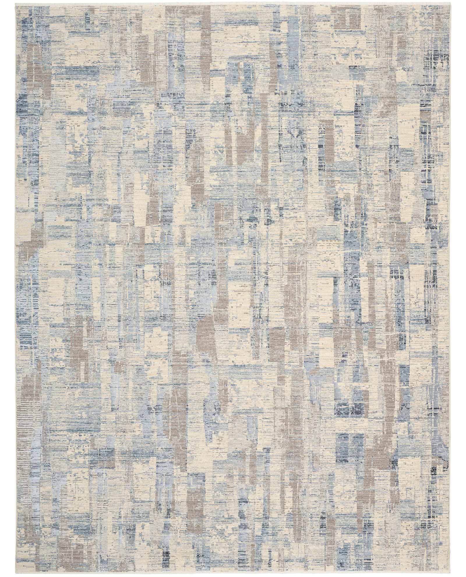 Calvin Klein alfombra Drift CK089 DRF04 BLBGE BLUE BEIGE 8x10 841491197745 FLAT